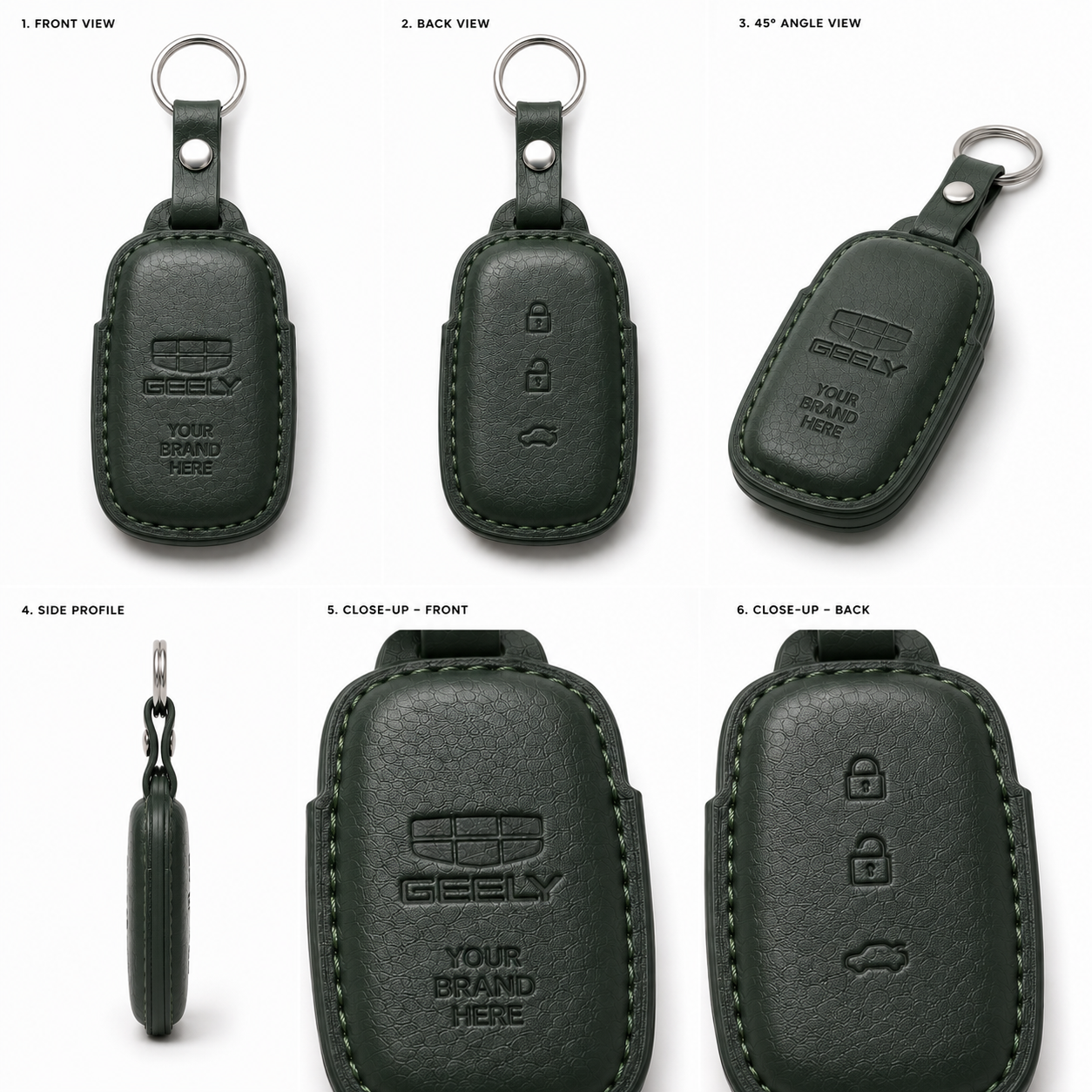 Geely Leather Key Fob Pouch