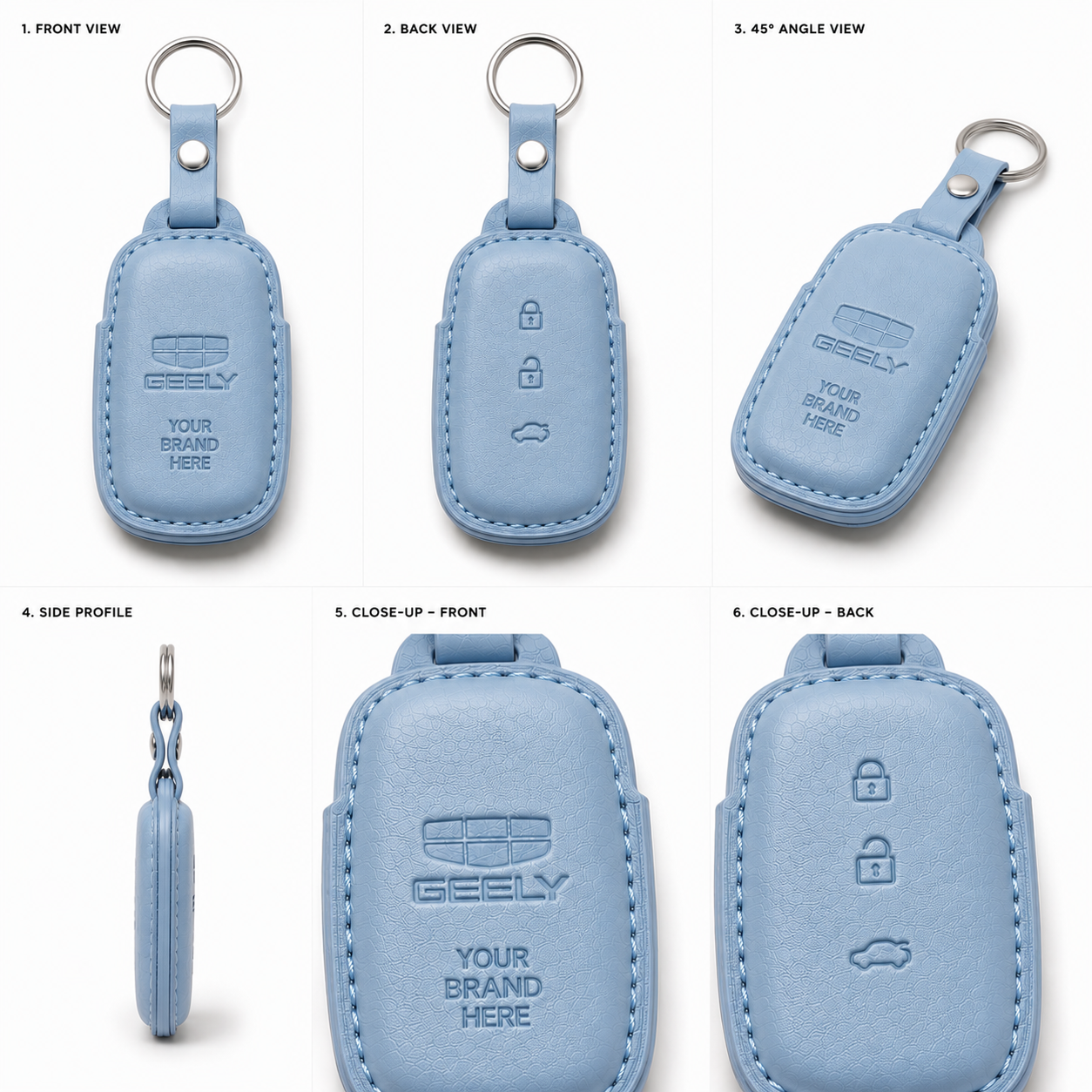 Geely Leather Key Fob Pouch