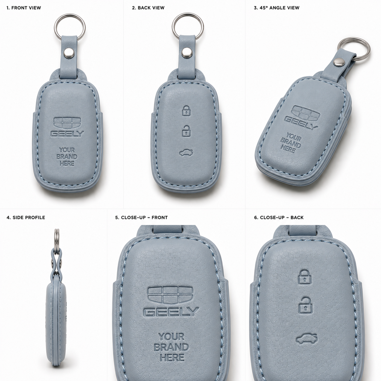 Geely Leather Key Fob Pouch
