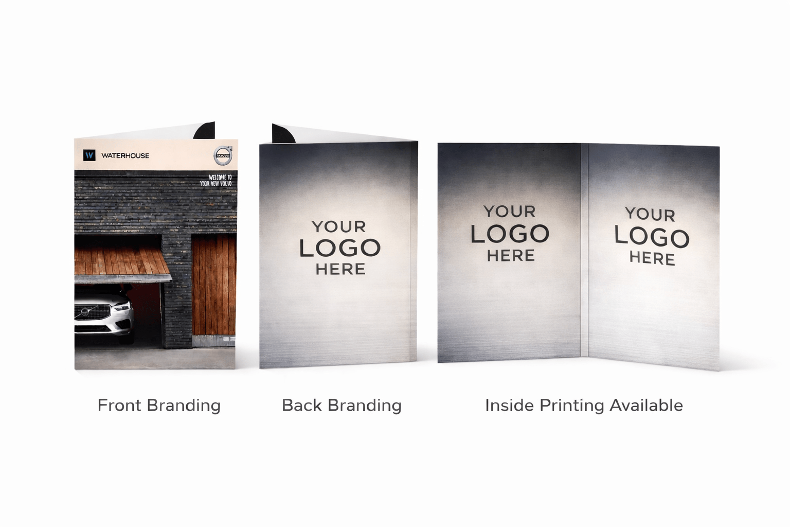 A4 Branded Presentation Folders - Myers Motor Merchandise