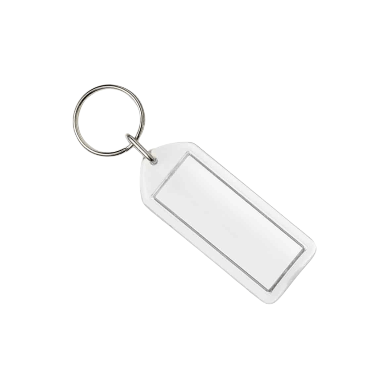 Blank Plastic Key Rings - Myers Motor Merchandise