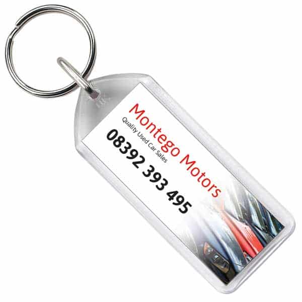 Blank Plastic Key Rings - Myers Motor Merchandise