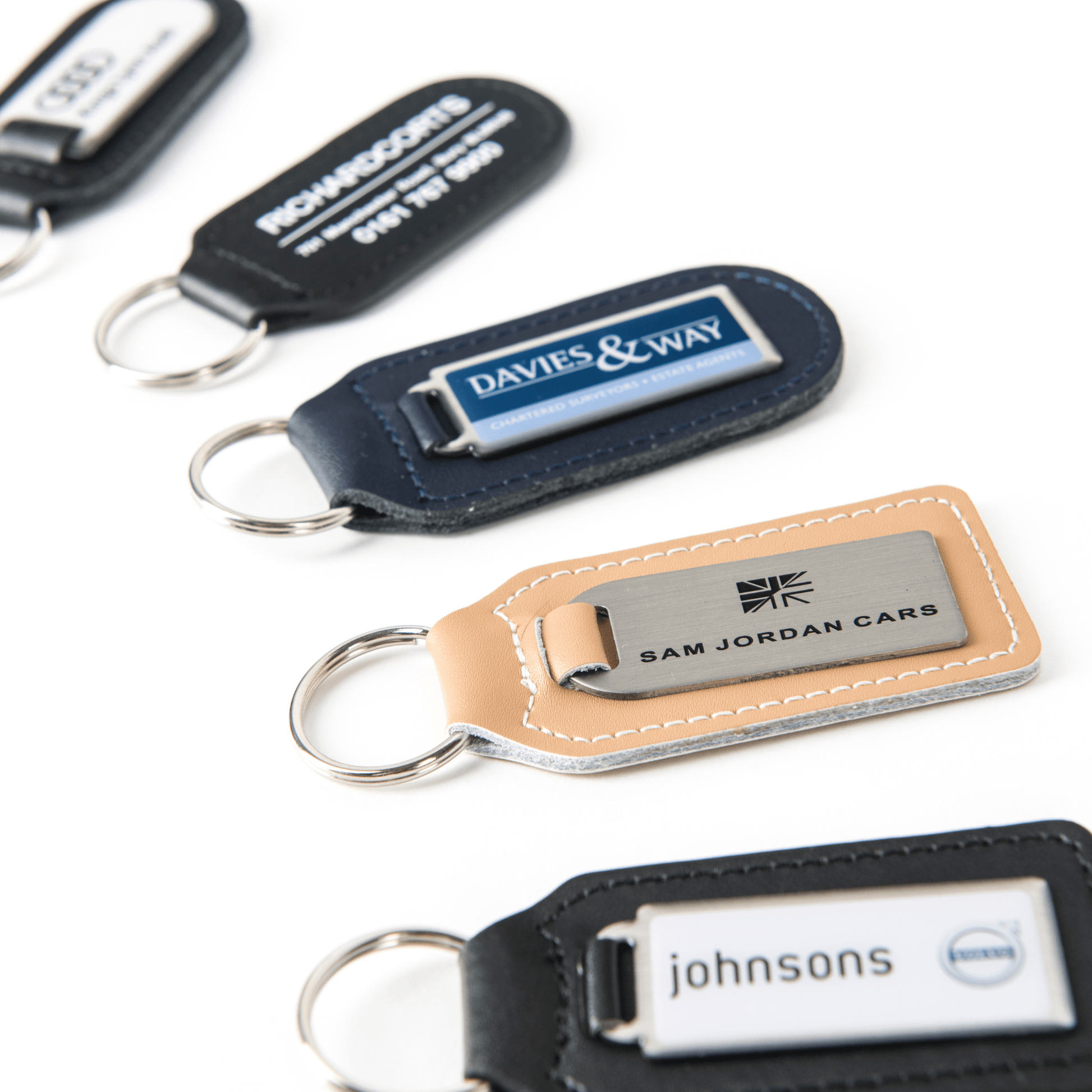 Brushed & Satin Stainless Steel Key Rings - Myers Motor Merchandise