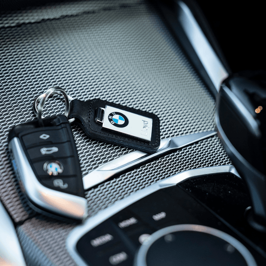 Enamel Metal Car Key Fob - Myers Motor Merchandise