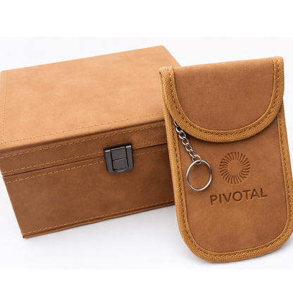 Faraday Leather Bag - Signal Blocker - Myers Motor Merchandise