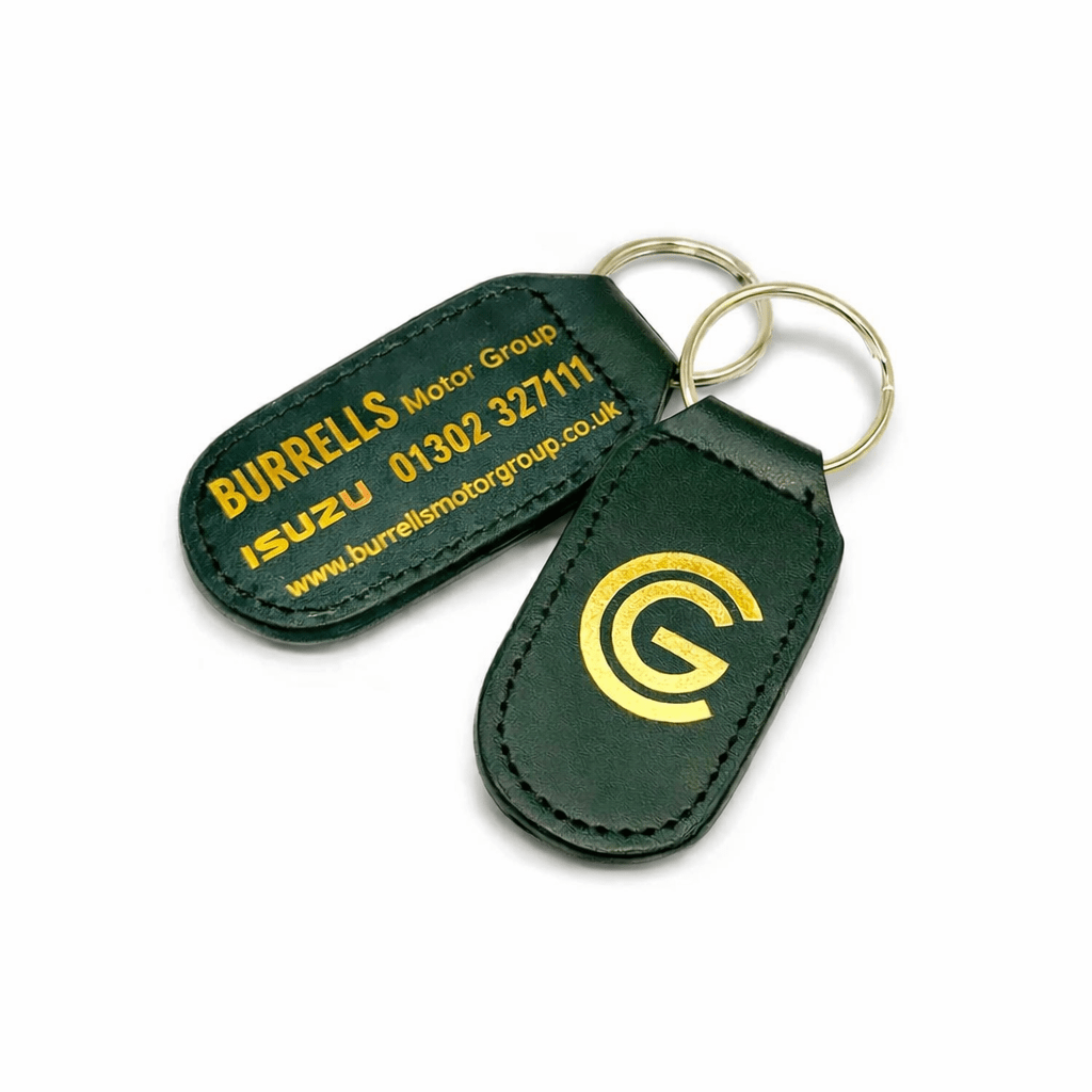 Faux Leather Key Fob - Myers Motor Merchandise
