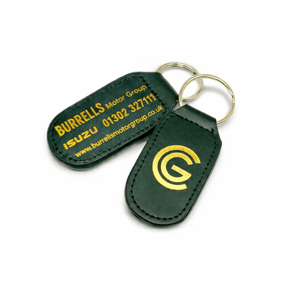 Faux Leather Key Fob - Myers Motor Merchandise