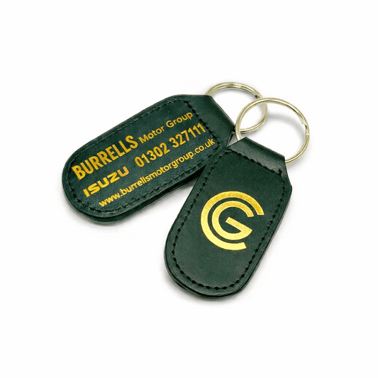 Faux Leather Key Fob - Myers Motor Merchandise