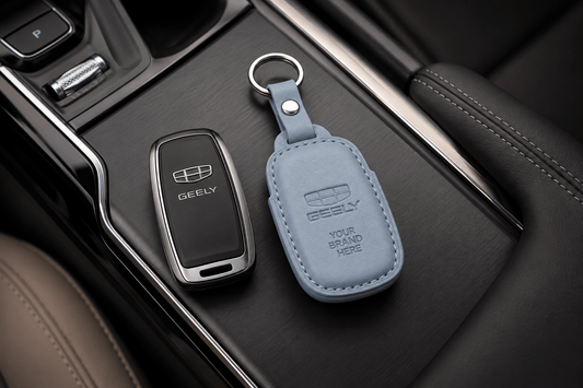 Geely Leather Key Fob Pouch - Myers Motor Merchandise