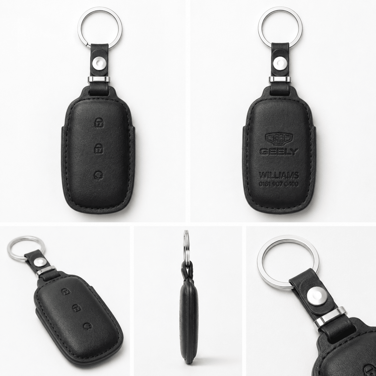 Geely Leather Key Fob Pouch - Myers Motor Merchandise