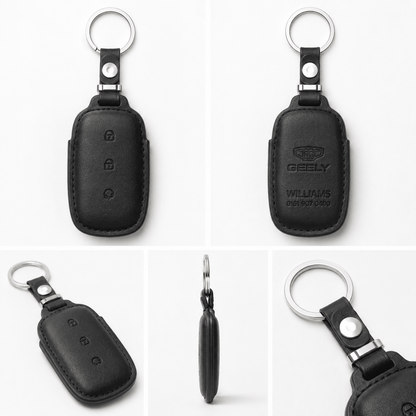 Geely Leather Key Fob Pouch - Myers Motor Merchandise
