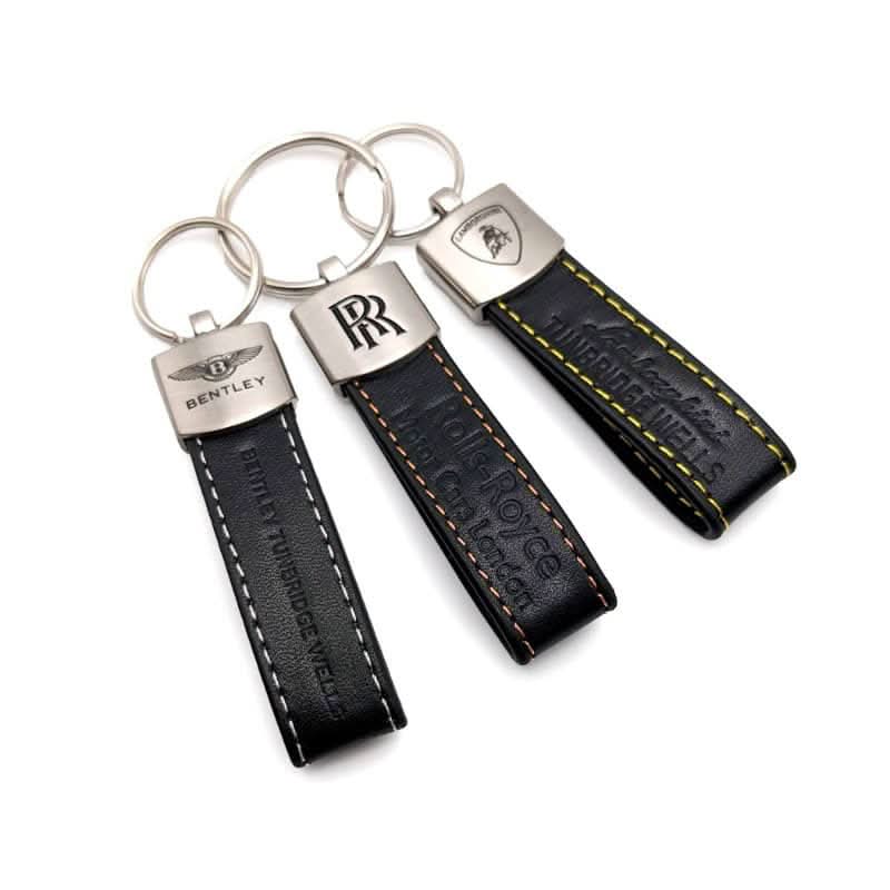 Leather Loop Key Ring - Myers Motor Merchandise