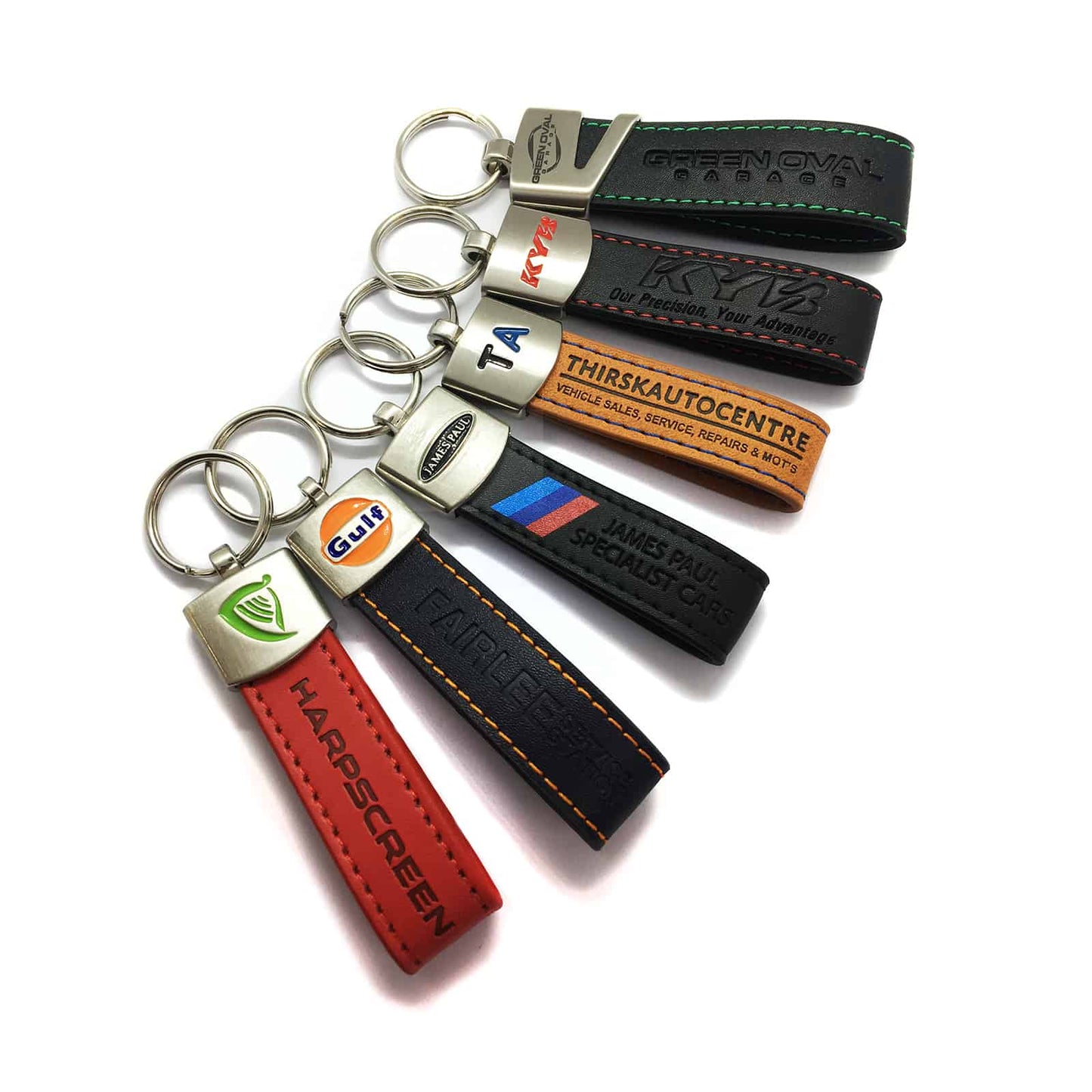 Leather Loop Key Ring - Myers Motor Merchandise