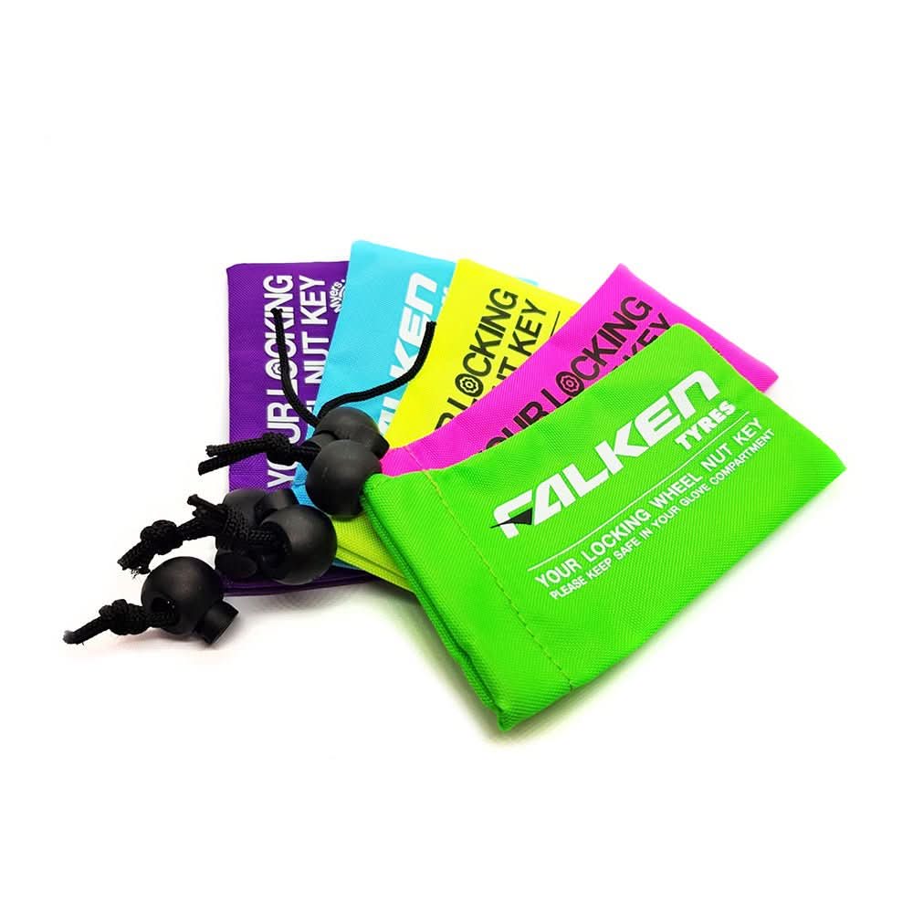 Locking Wheel Nut Key Bags - Premium (Up To 5 Colour Print) - Myers Motor Merchandise