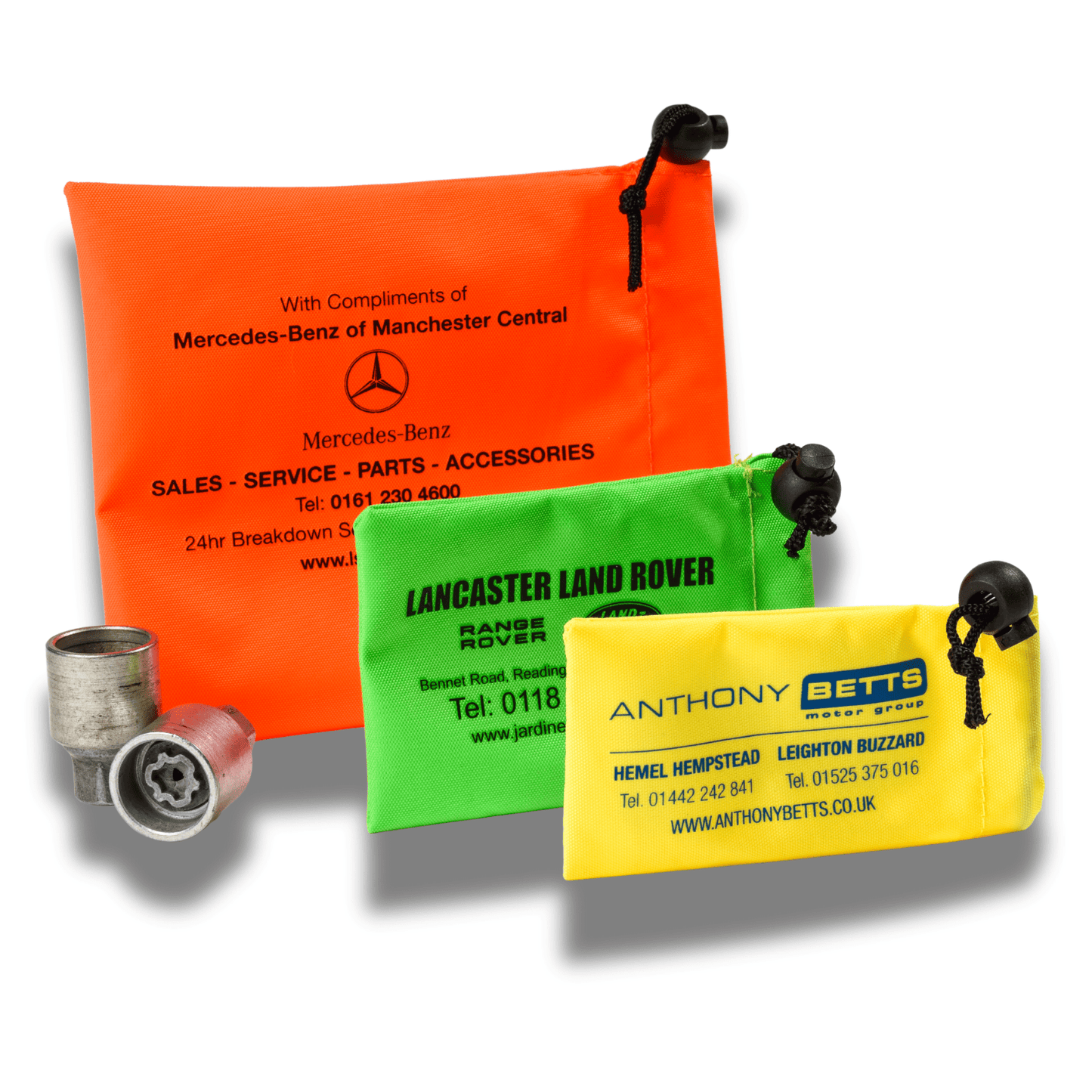Locking Wheel Nut Key Bags - Premium (Up To 5 Colour Print) - Myers Motor Merchandise