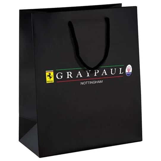 Luxury Printed Paper Bags - Myers Motor Merchandise