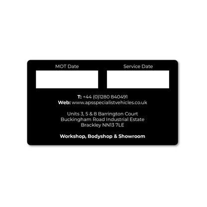 MOT Reminder Stickers - Myers Motor Merchandise