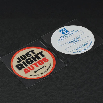 MOT Reminder Stickers - Myers Motor Merchandise
