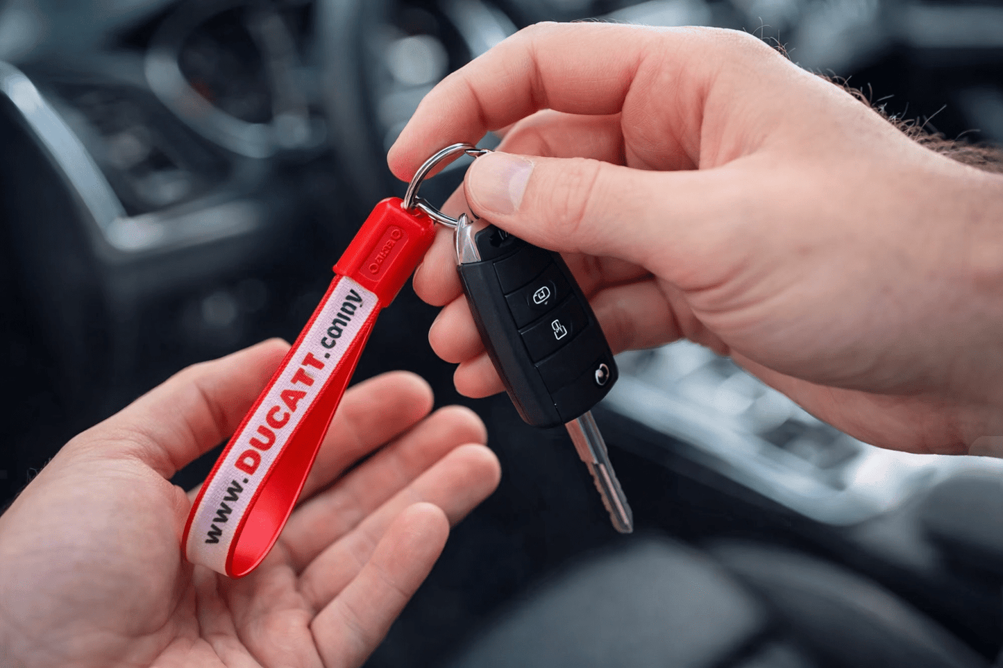 Plastic Loop Key Ring - Myers Motor Merchandise