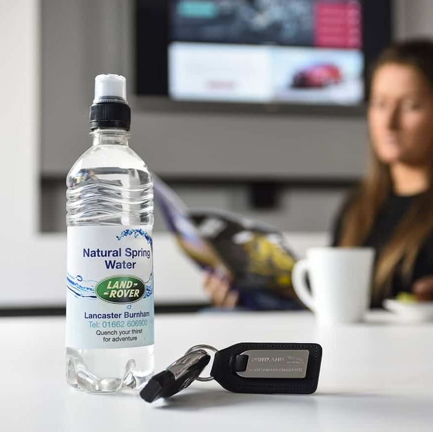 Promotional Bottled Water - Myers Motor Merchandise