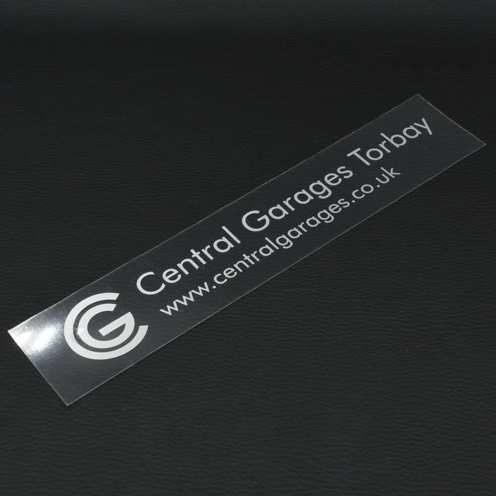 Promotional Car Rear Window Stickers - Myers Motor Merchandise