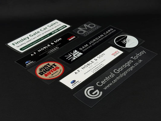 Promotional Car Rear Window Stickers - Myers Motor Merchandise