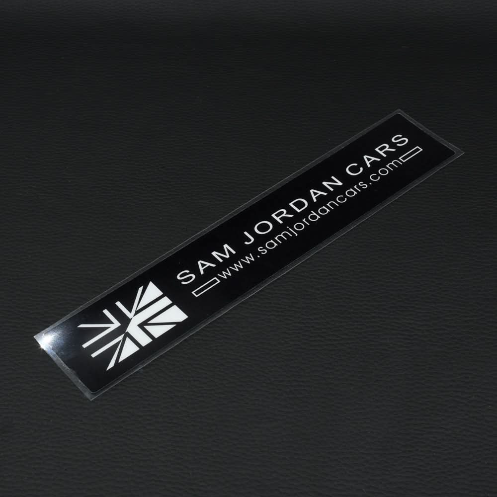 Promotional Car Rear Window Stickers - Myers Motor Merchandise