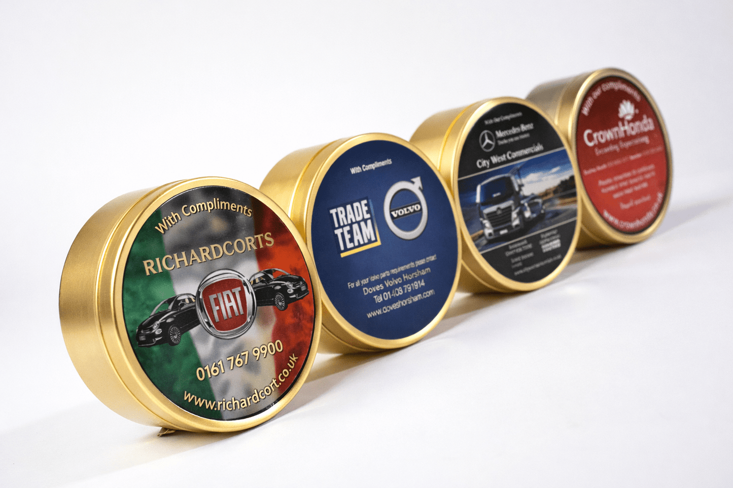 Promotional Travel Sweets In a Tin - 200g - Myers Motor Merchandise