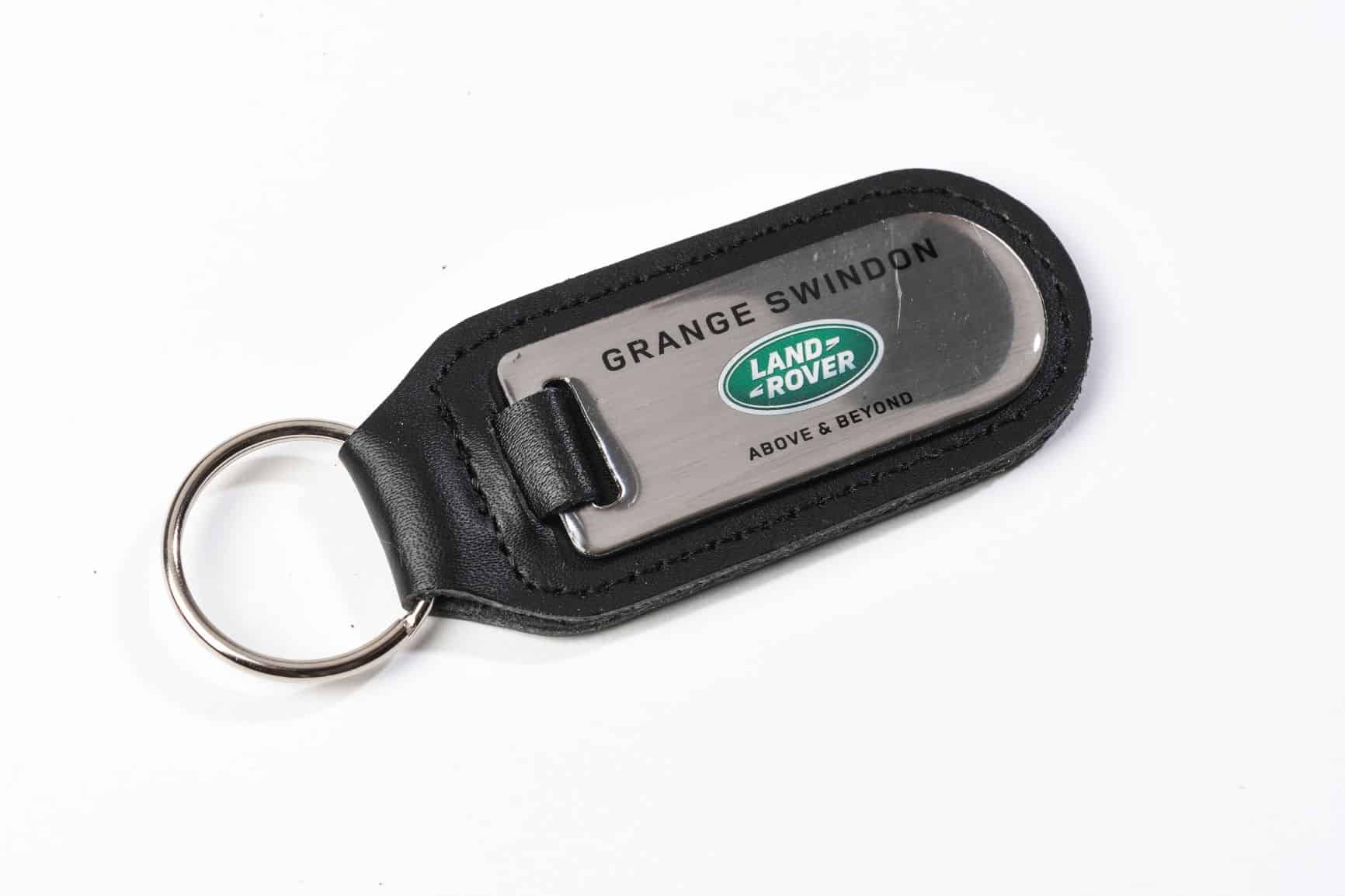 Resin - Coated Genuine Leather Key Ring - Myers Motor Merchandise