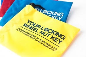 locking wheel nut bag