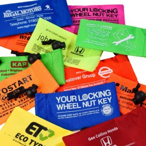 branded wheel nut bags wheel lugs