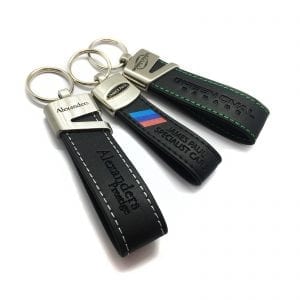 Leather Loop Keyrings