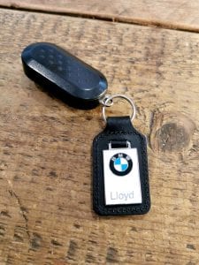 Personalised Leather Key Fob